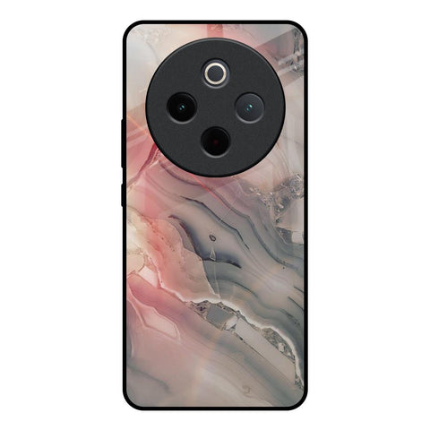 Pink And Grey Marble Vivo T4 5G Glass Back Cover Online
