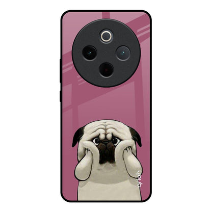 Funny Pug Face Vivo T4 5G Glass Back Cover Online