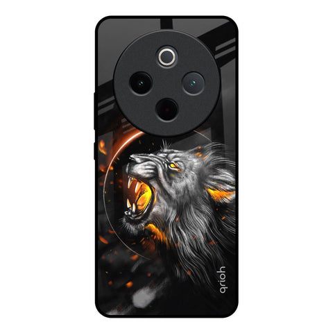Aggressive Lion Vivo T4 5G Glass Back Cover Online