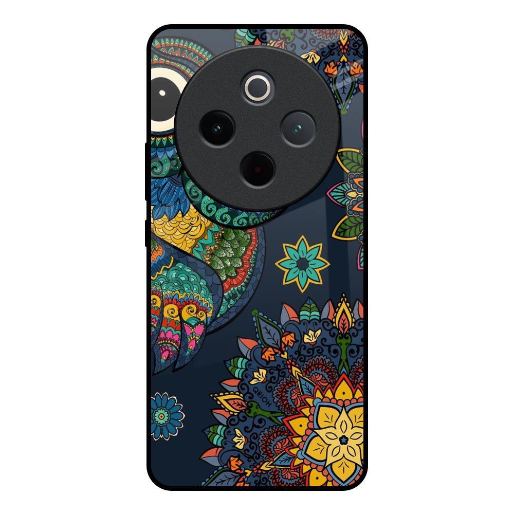 Owl Art Vivo T4 5G Glass Back Cover Online