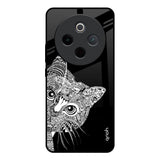 Kitten Mandala Vivo T4 5G Glass Back Cover Online