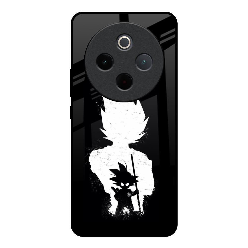 Monochrome Goku Vivo T4 5G Glass Back Cover Online