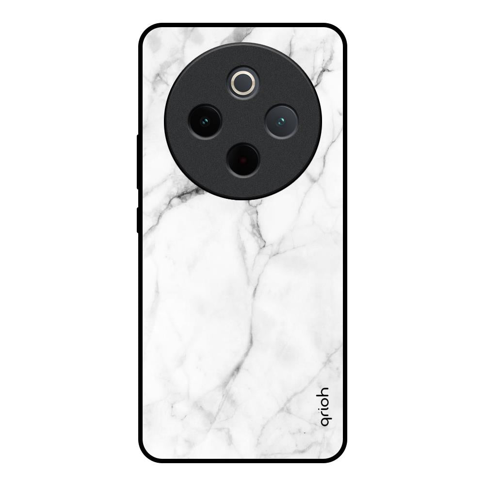 Modern White Marble Vivo T4 5G Glass Back Cover Online