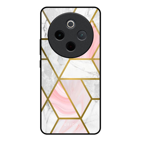 Geometrical Marble Vivo T4 5G Glass Back Cover Online