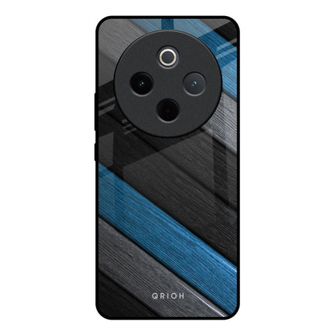 Multicolor Wooden Effect Vivo T4 5G Glass Back Cover Online