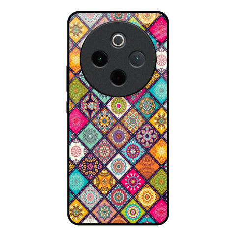Multicolor Mandala Vivo T4 5G Glass Back Cover Online