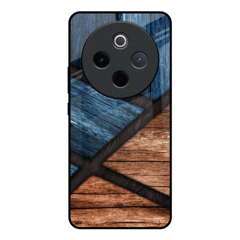 Wooden Tiles Vivo T4 5G Glass Back Cover Online