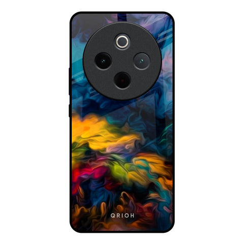 Multicolor Oil Painting Vivo T4 5G Glass Back Cover Online