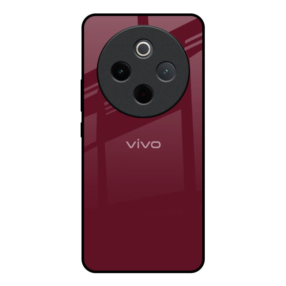 Classic Burgundy Vivo T4 5G Glass Back Cover Online