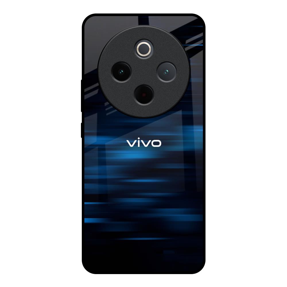 Blue Rough Abstract Vivo T4 5G Glass Back Cover Online