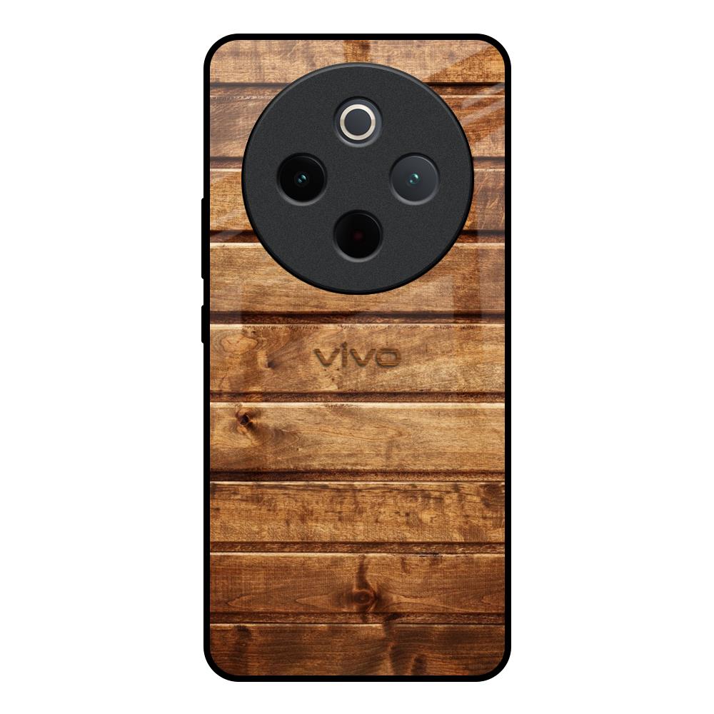 Wooden Planks Vivo T4 5G Glass Back Cover Online