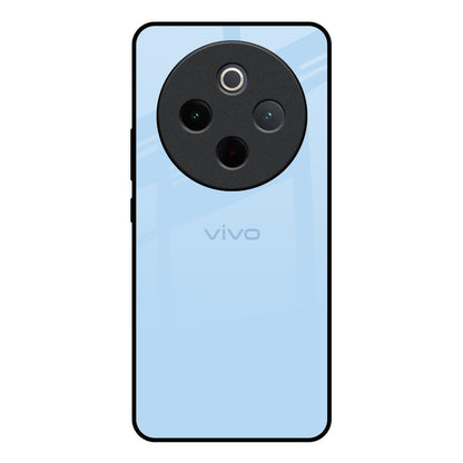 Pastel Sky Blue Vivo T4 5G Glass Back Cover Online