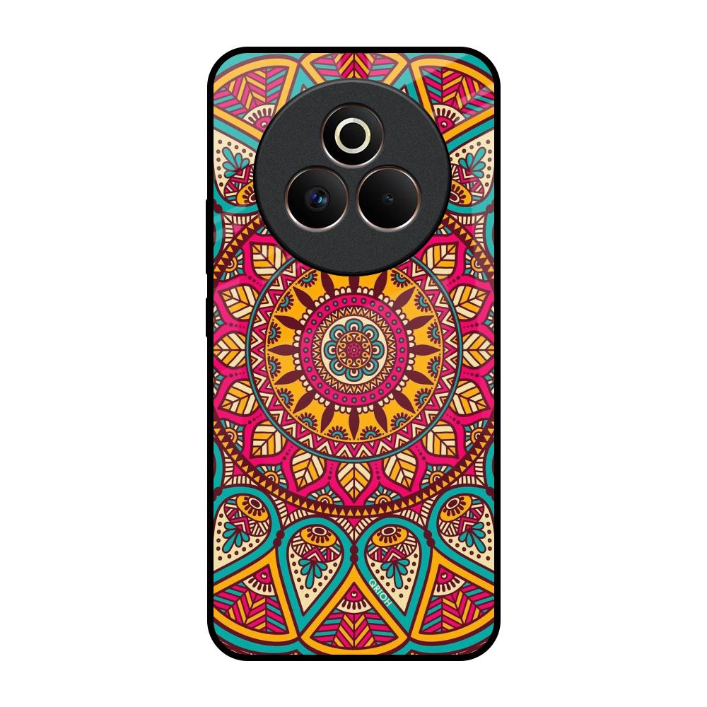 Elegant Mandala Realme P3 Pro 5G Glass Back Cover Online