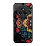 Retro Gorgeous Flower Realme P3 Pro 5G Glass Back Cover Online