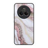 Pink & Gold Gllitter Marble Realme P3 Pro 5G Glass Back Cover Online