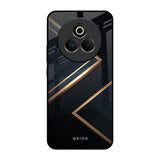 Sleek Golden & Navy Realme P3 Pro 5G Glass Back Cover Online