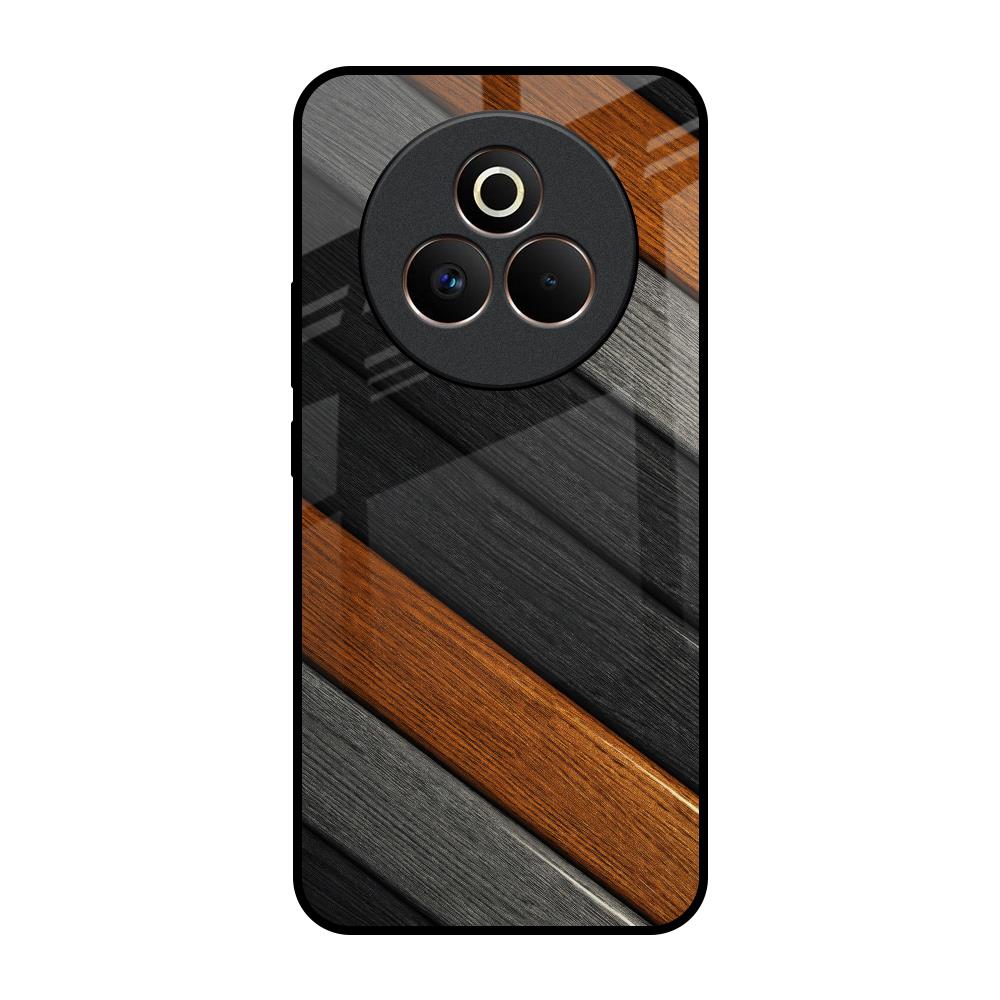 Tri Color Wood Realme P3 Pro 5G Glass Back Cover Online