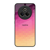 Geometric Pink Diamond Realme P3 Pro 5G Glass Back Cover Online