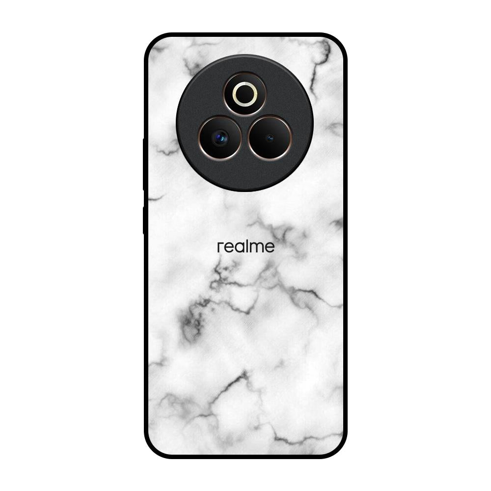 Satin White Marble Realme P3 Pro 5G Glass Back Cover Online