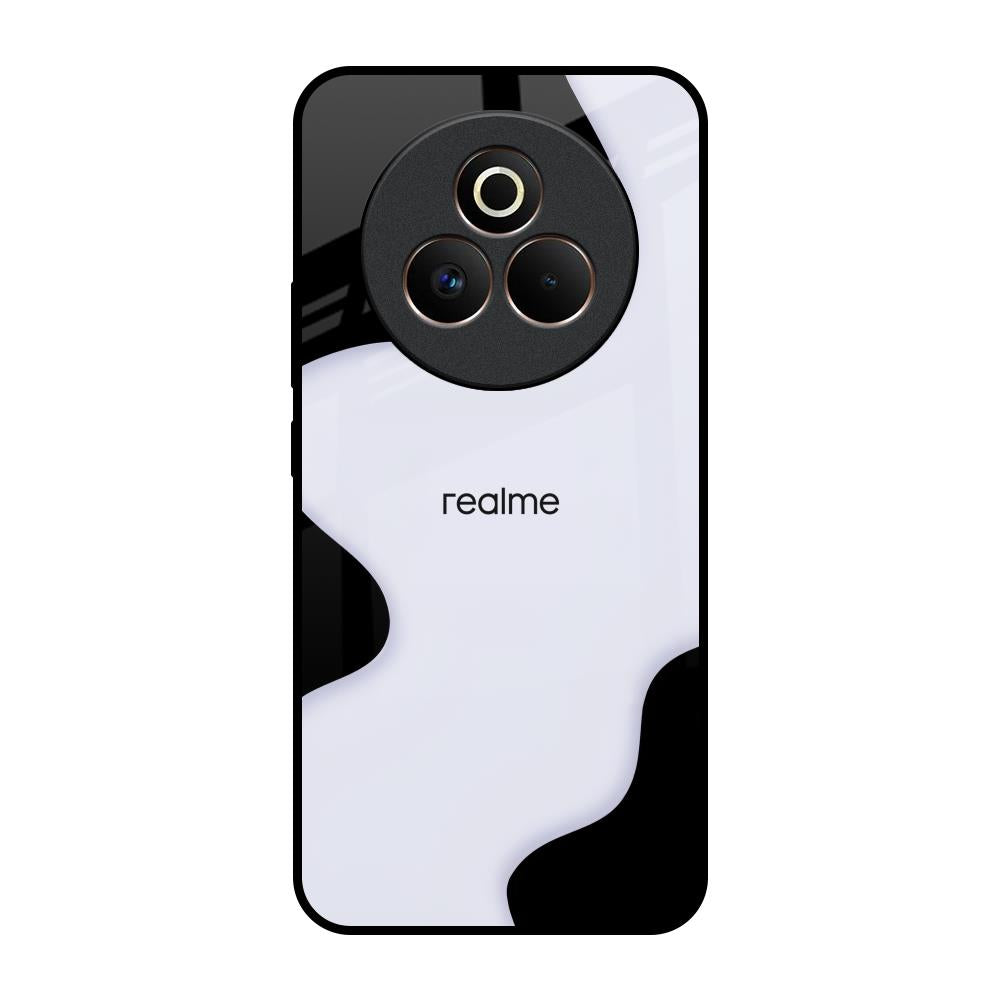 Wheat Cream Wavy Realme P3 Pro 5G Glass Back Cover Online