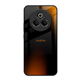 Orange Black Fusion Realme P3 Pro 5G Glass Back Cover Online