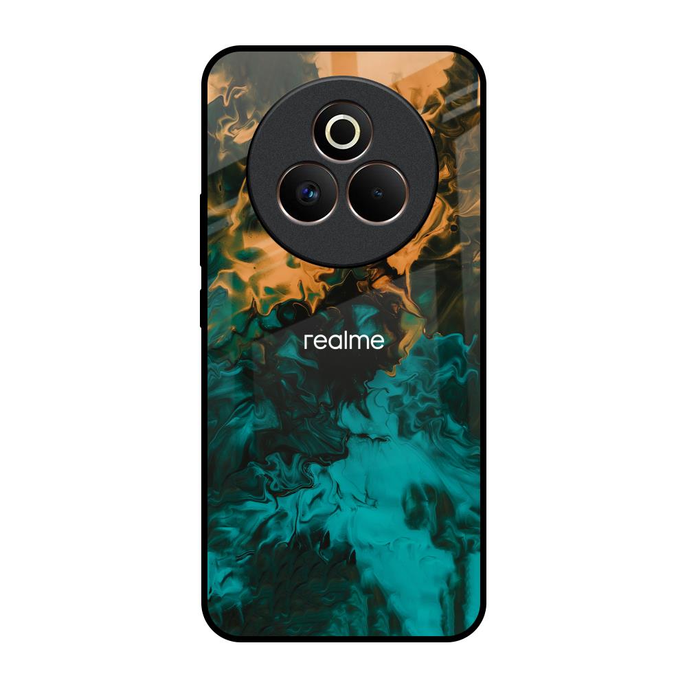 Watercolor Wave Realme P3 Pro 5G Glass Back Cover Online