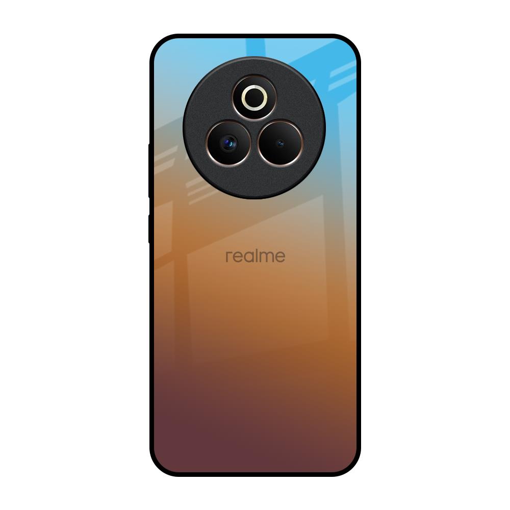 Rich Brown Realme P3 Pro 5G Glass Back Cover Online