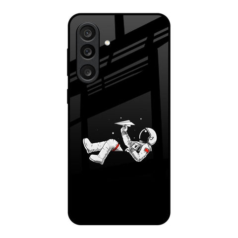 Space Traveller Samsung Galaxy M56 5G Glass Back Cover Online