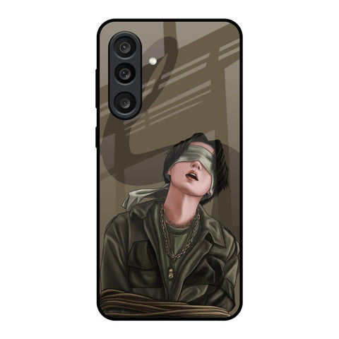 Blind Fold Samsung Galaxy M56 5G Glass Back Cover Online