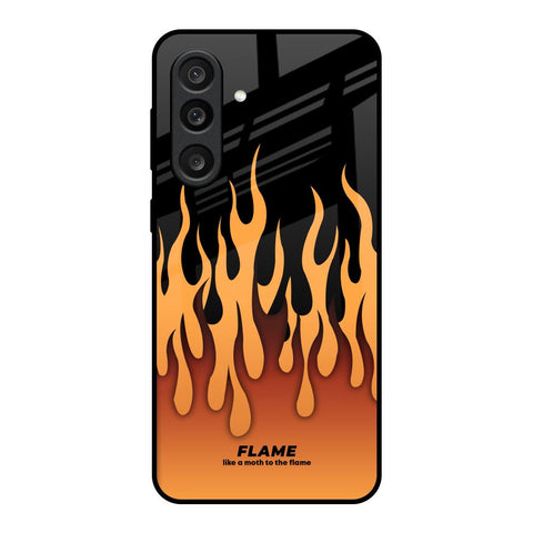 Fire Flame Samsung Galaxy M56 5G Glass Back Cover Online