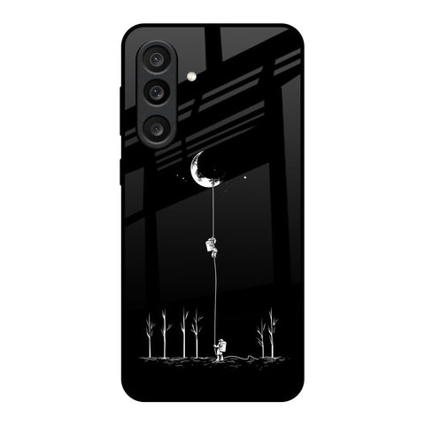 Catch the Moon Samsung Galaxy M56 5G Glass Back Cover Online