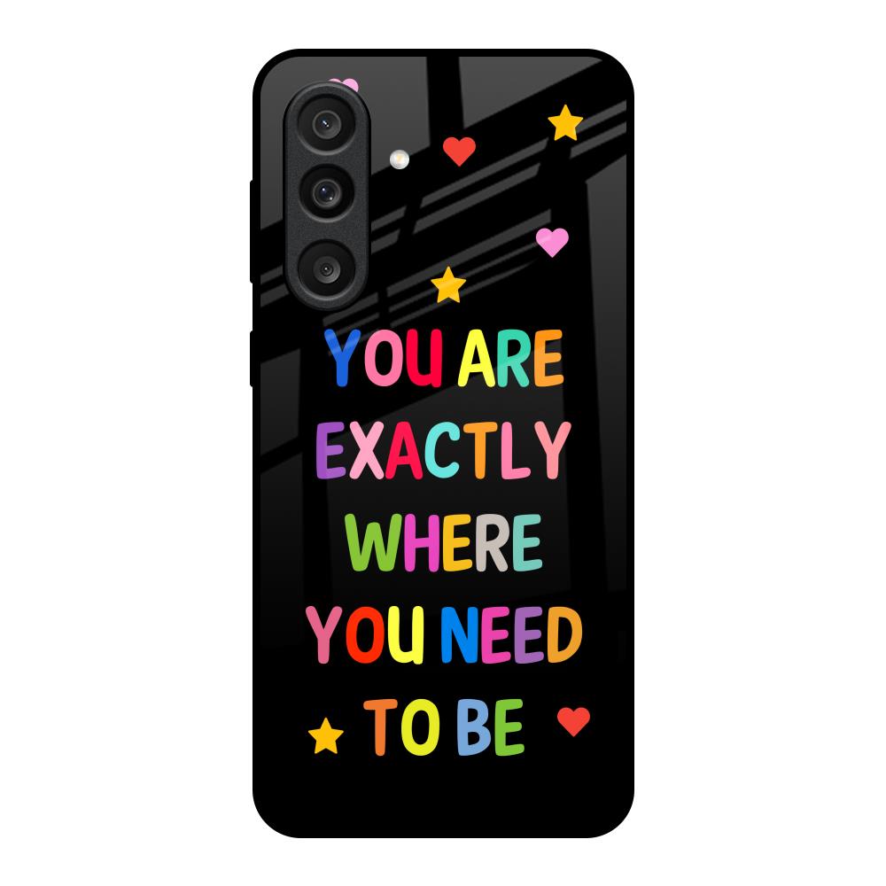 Magical Words Samsung Galaxy M56 5G Glass Back Cover Online