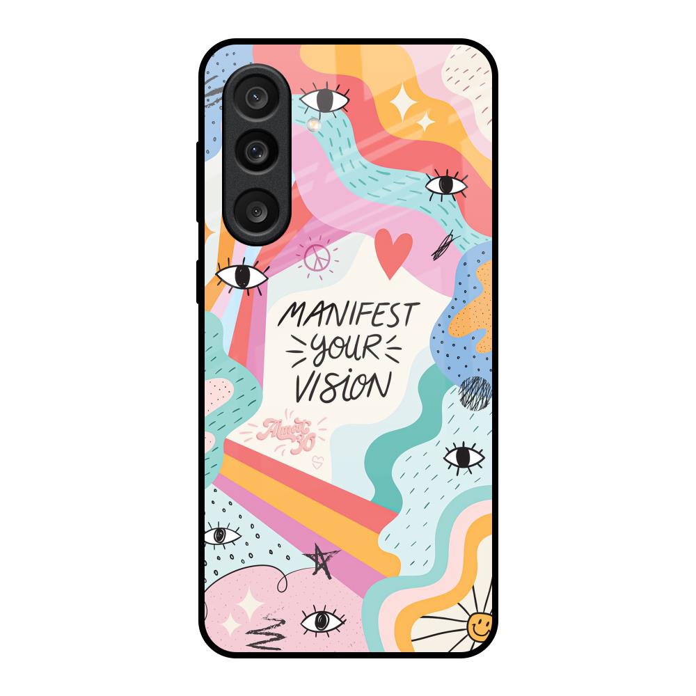 Vision Manifest Samsung Galaxy M56 5G Glass Back Cover Online