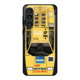 Yellow Racing Car Samsung Galaxy M56 5G Glass Back Cover Online