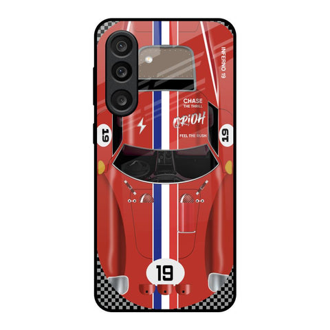 Racing Vintage Samsung Galaxy M56 5G Glass Back Cover Online