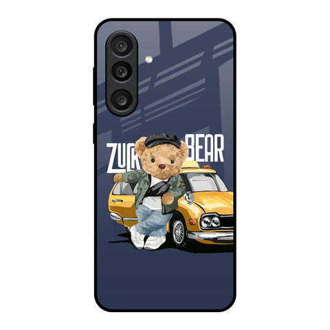 Adventurous Bear Samsung Galaxy M56 5G Glass Back Cover Online