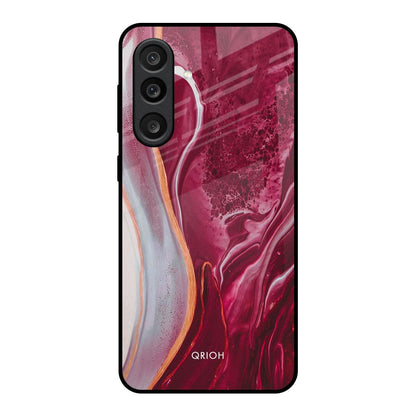 Crimson Ruby Samsung Galaxy M56 5G Glass Back Cover Online
