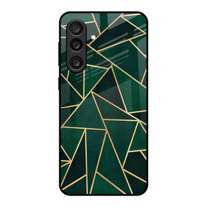 Abstract Green Samsung Galaxy M56 5G Glass Back Cover Online