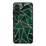 Abstract Green Samsung Galaxy M56 5G Glass Back Cover Online