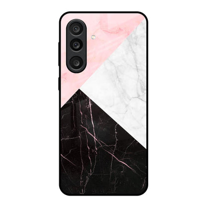 Marble Collage Art Samsung Galaxy M56 5G Glass Back Cover Online