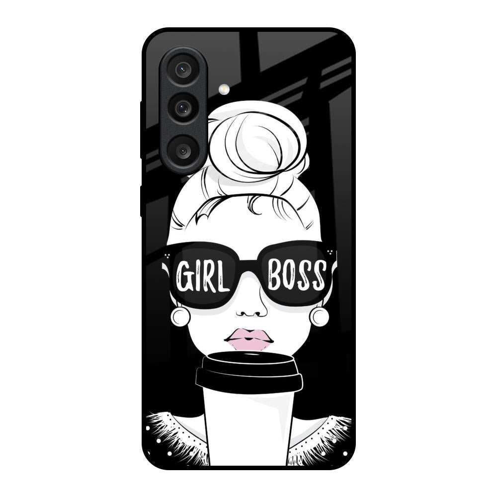 Girl Boss Samsung Galaxy M56 5G Glass Back Cover Online