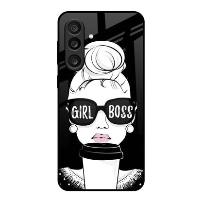 Girl Boss Samsung Galaxy M56 5G Glass Back Cover Online