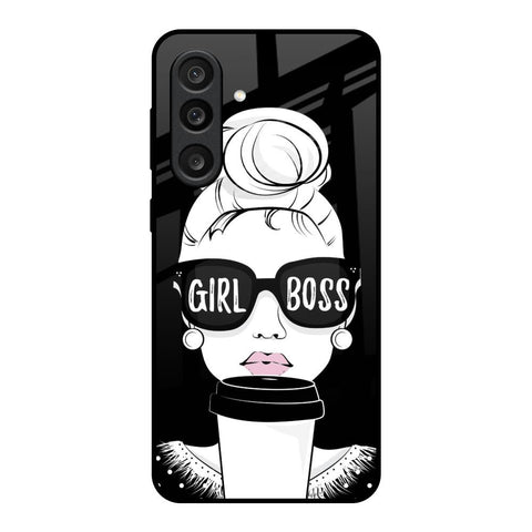 Girl Boss Samsung Galaxy M56 5G Glass Back Cover Online