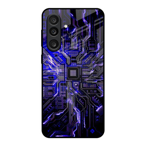 Techno Color Pattern Samsung Galaxy M56 5G Glass Back Cover Online