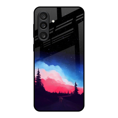Drive In Dark Samsung Galaxy M56 5G Glass Back Cover Online