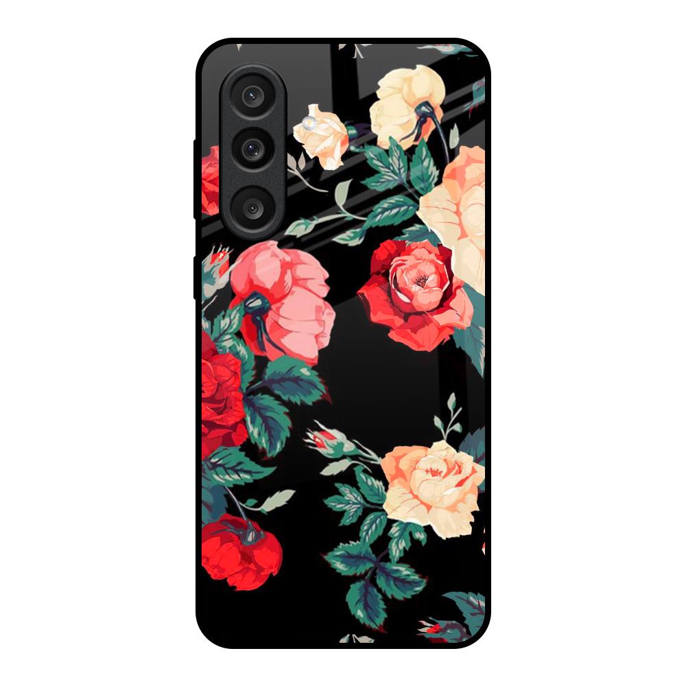 Floral Bunch Samsung Galaxy M56 5G Glass Back Cover Online