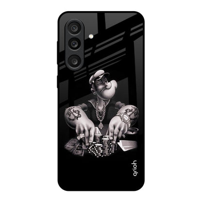 Gambling Problem Samsung Galaxy M56 5G Glass Back Cover Online