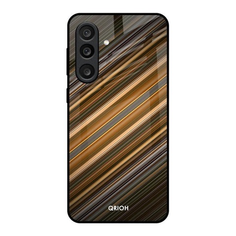 Diagonal Slash Pattern Samsung Galaxy M56 5G Glass Back Cover Online