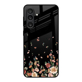 Floating Floral Print Samsung Galaxy M56 5G Glass Back Cover Online
