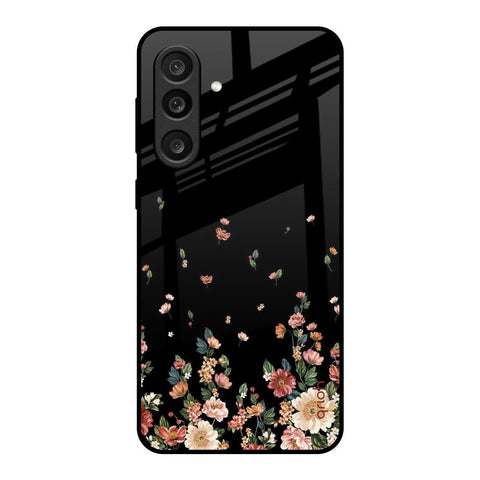 Floating Floral Print Samsung Galaxy M56 5G Glass Back Cover Online